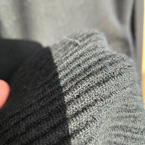 Lululemon Sit in Lotus Wrap Merino Wool open front cardigan Black Size 2 - Picture 7 of 16